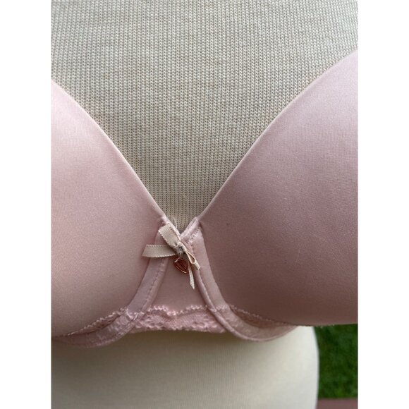 Victorias Secret Body By Victoria Light Pink Bra 38DDD Eco-Lace & Recycled Yarns - Picture 2 of 9